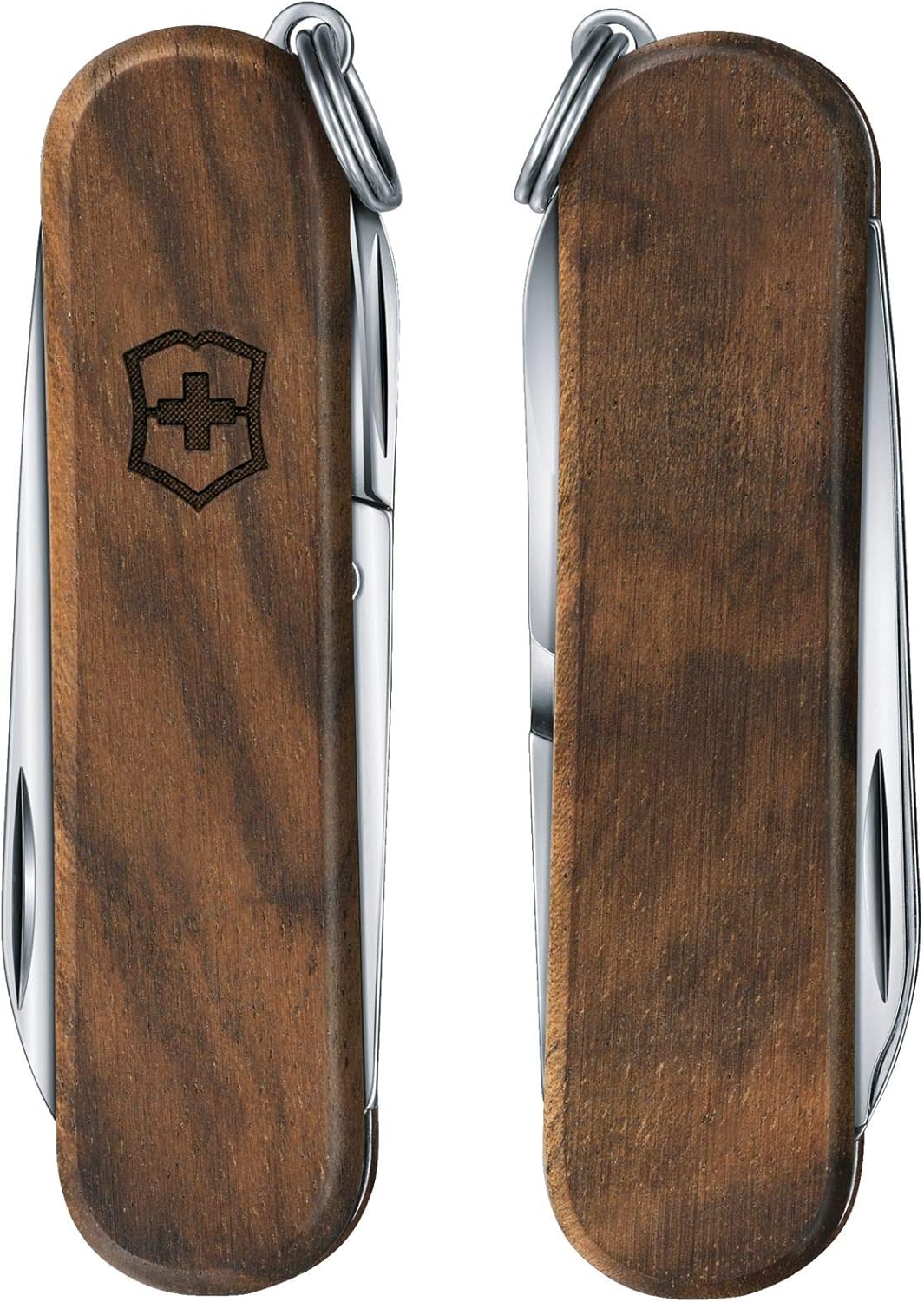 Victorinox Classic SD Swiss Army Knife, Compact 7 Function Swiss Made Pocket Knife with Small Blade, Screwdriver and Key Ring - Gold Ingot