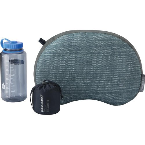 Therm-a-Rest Airhead Camping and Travel Pillow, Regular-11 x 15.5 Inches, Blue Woven
