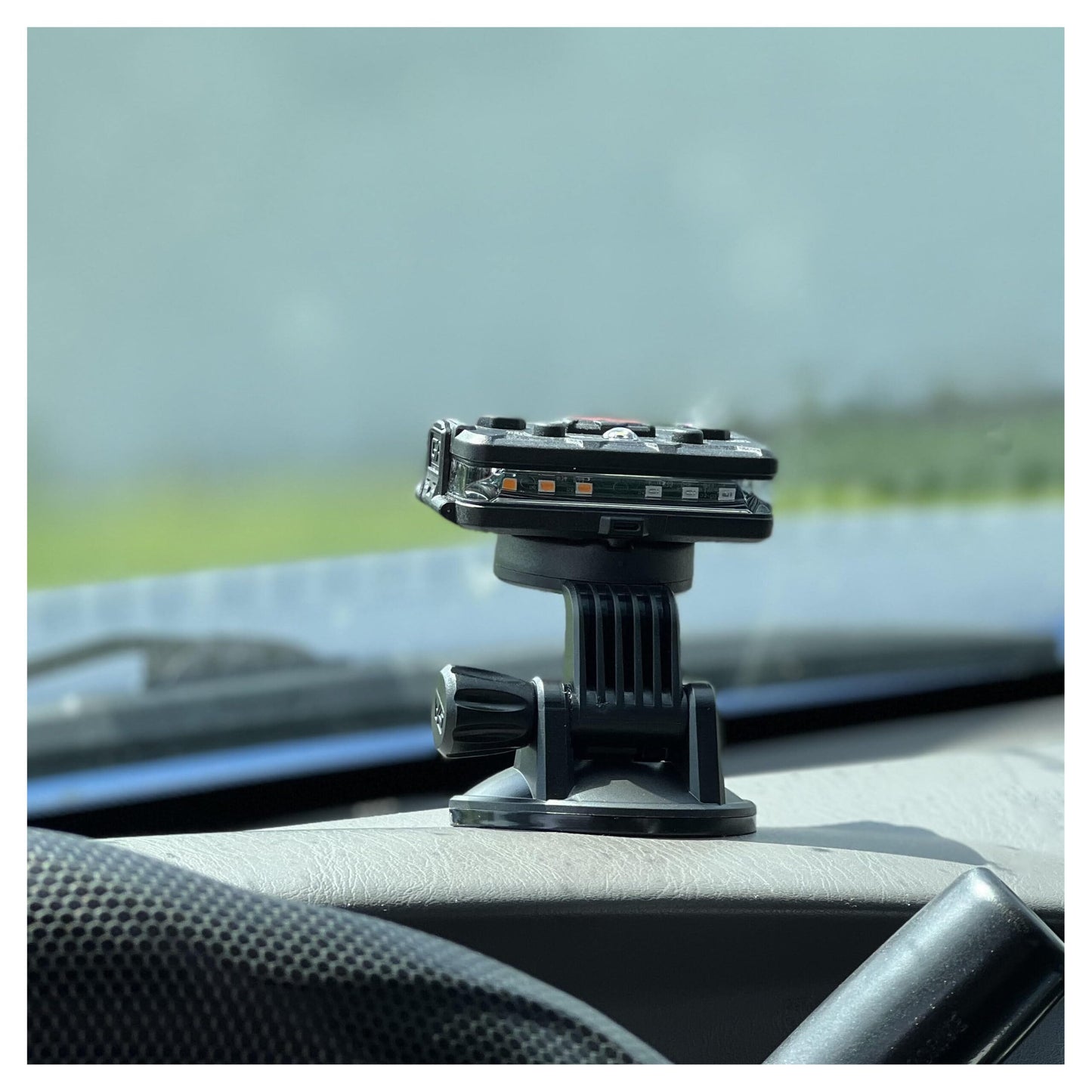 Guardian Angel Suction Cup Mount Accessory – Magnetic Mount with Screw-in Feature – Adhesive Rubber Suction Cup with Snap Lock – for Windshields, Dashes, Windows, Stop/Slow Signs & Smooth Surfaces