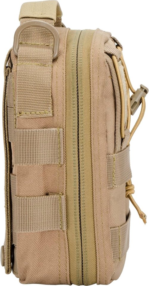Barska Loaded Gear CX-900 First Aid Utility Pouch – MOLLE Compatible Tactical Medical Bag, Compact Dual Zipper Design, Durable Nylon