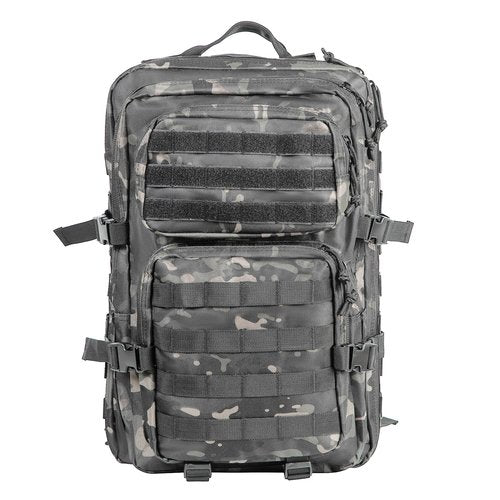 BeigeSwan 35L Capacity Military Tactical Backpack Large Army 3 Day Assault Pack Molle Bag Backpacks Laptop Backpack for Men (Black Camo)