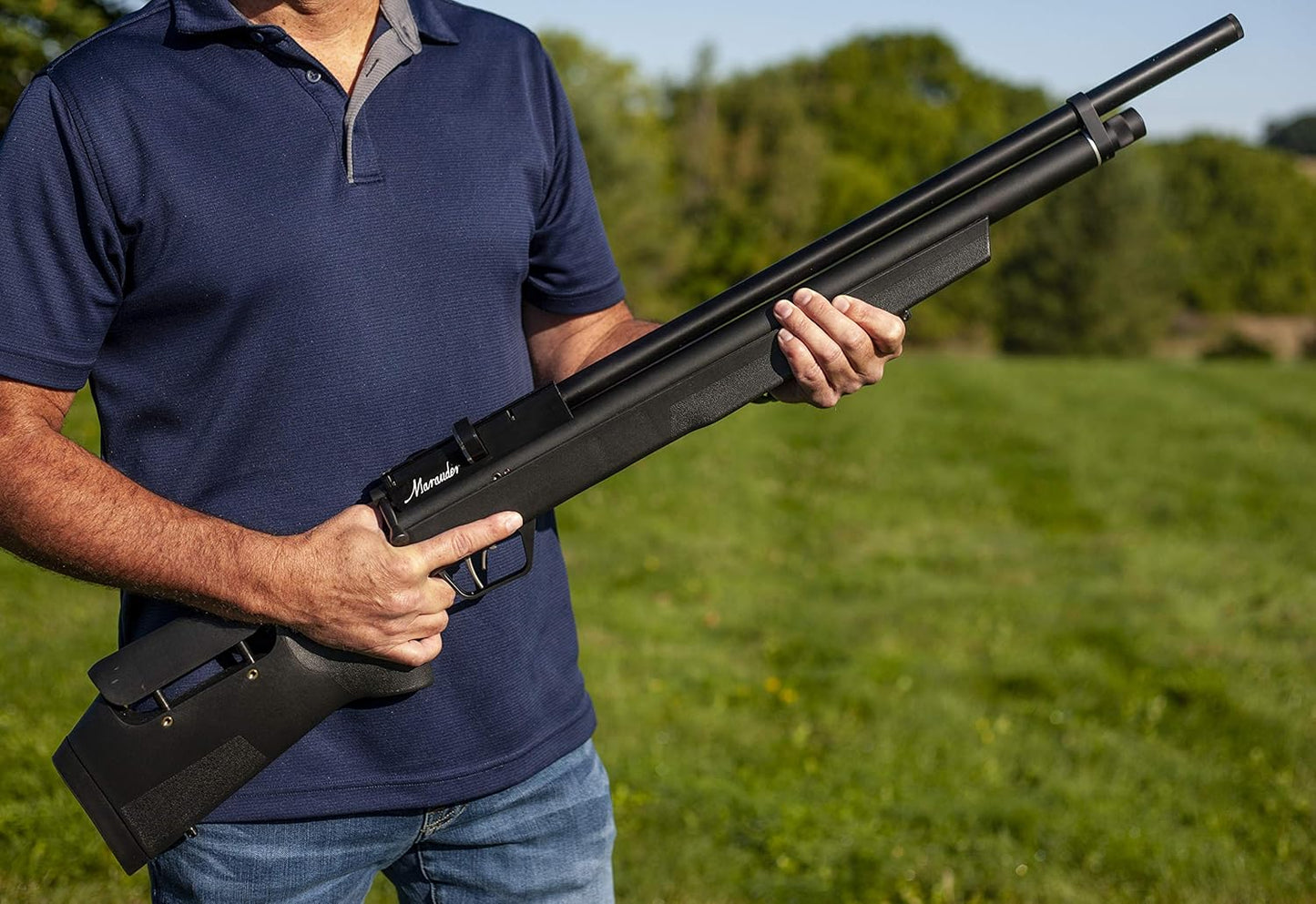 Benjamin Marauder Synthetic Stock PCP-Powered Multi-Shot Bolt-Action Pellet Hunting Air Rifle