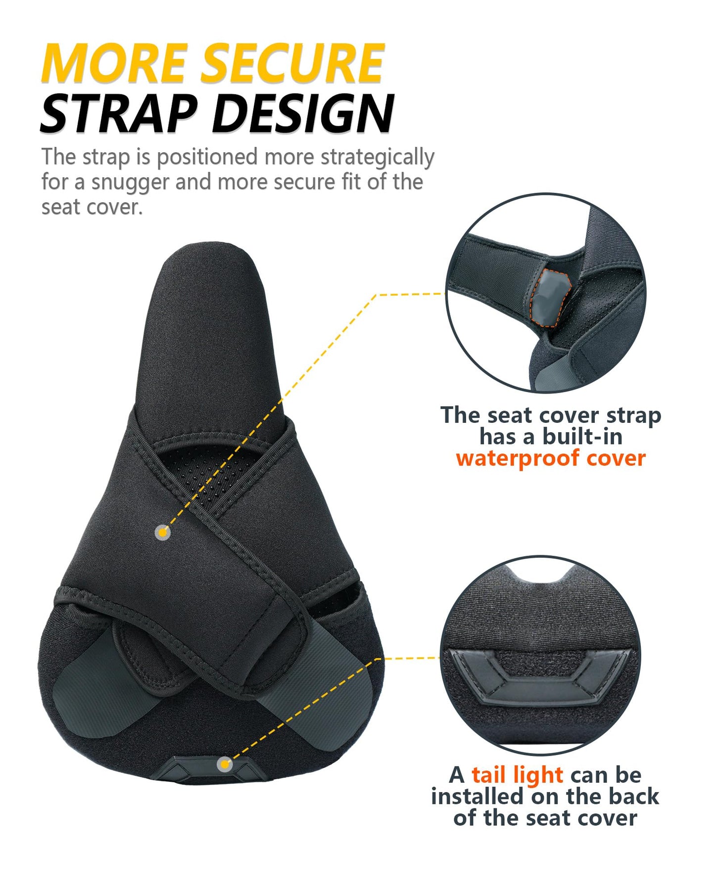 Gel Bike Seat Cushion – Extra Comfort & Anti-Friction, Waterproof & Shock-Absorbing for Long Rides, Compatible with Peloton & Road Bikes