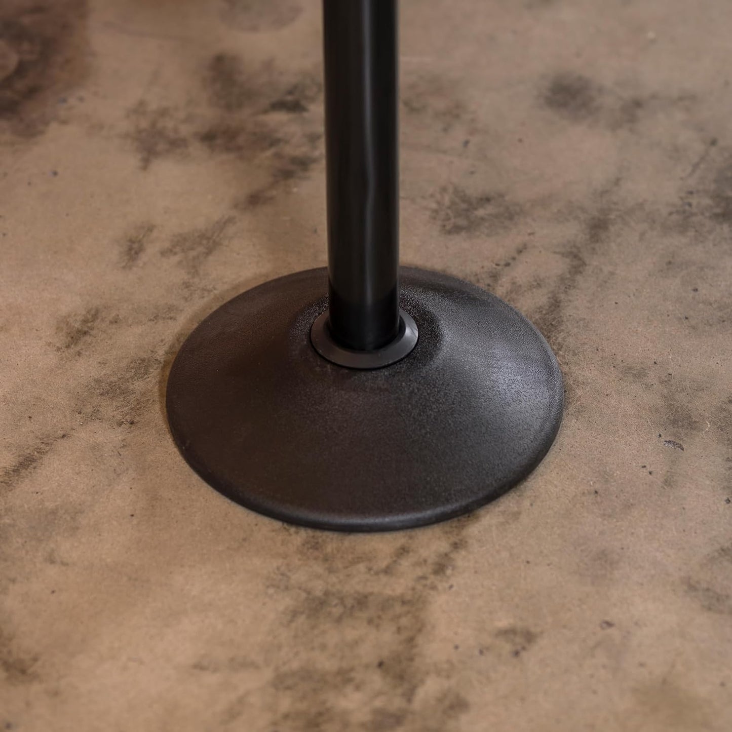 Premium Black Steel Stanchions with 7.5-Foot Retractable Belts - 2 Pack