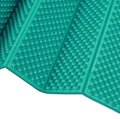 Egg Crate Sleeping Pad, Foldable Foam Sleep Mat, Thickened Camping Pad for Outdoor Use, 186x57CM, Dark Green, Ideal for Backpacking, Hiking, and Camping