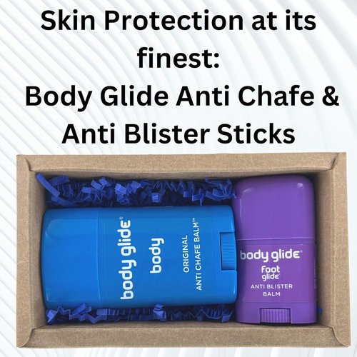 Body Glide Original Anti Chafe Balm | Anti Chafing Stick | Prevent Arm, Chest, Butt, Thigh, Ball Chafing & Irritation | Trusted Skin Protection Since 1996 |0.8oz