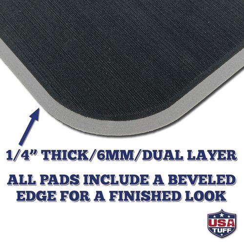 USATuff SeaDek EVA Mat Cooler Pad fits YETI 45 Tundra | Peel & Stick Application | Non Slip Comfort Accessories - Bonefish Skeleton (Black-StormGray)