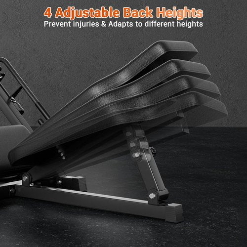 Leg Press Machines for Home Gym, 45 Degree Leg Press Machine with Linear Bearing, 2000 LBS Leg Workout Equipment with Weight Storage Posts, Professional Leg Machine for Lower Body Strength Training