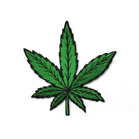 Kolorspun Weed Leaf Patch - Hook and Loop Tactical Morale Patch