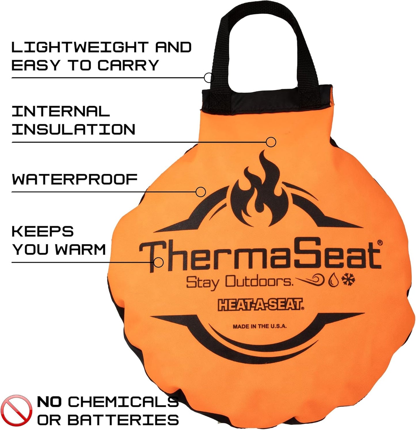 Therm-A-SEAT Heat-a-Seat Insulated Hunting Seat Cushion/Pillow
