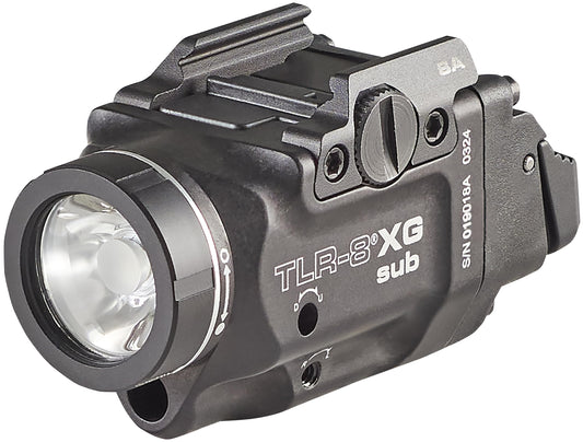 Streamlight 69439 TLR-8 X G sub 500-Lumen Rail-Mounted Tactical Weapon Light with Integrated Green Aiming Laser Exclusively for Springfield Armory Hellcat Only, Black