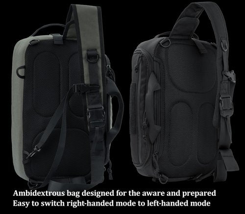 BACKFERRY Tactical Sling Backpack – Durable 16L Crossbody Shoulder Bag for EDC, Hiking, Travel, Camping, Outdoor Utility – Men & Women