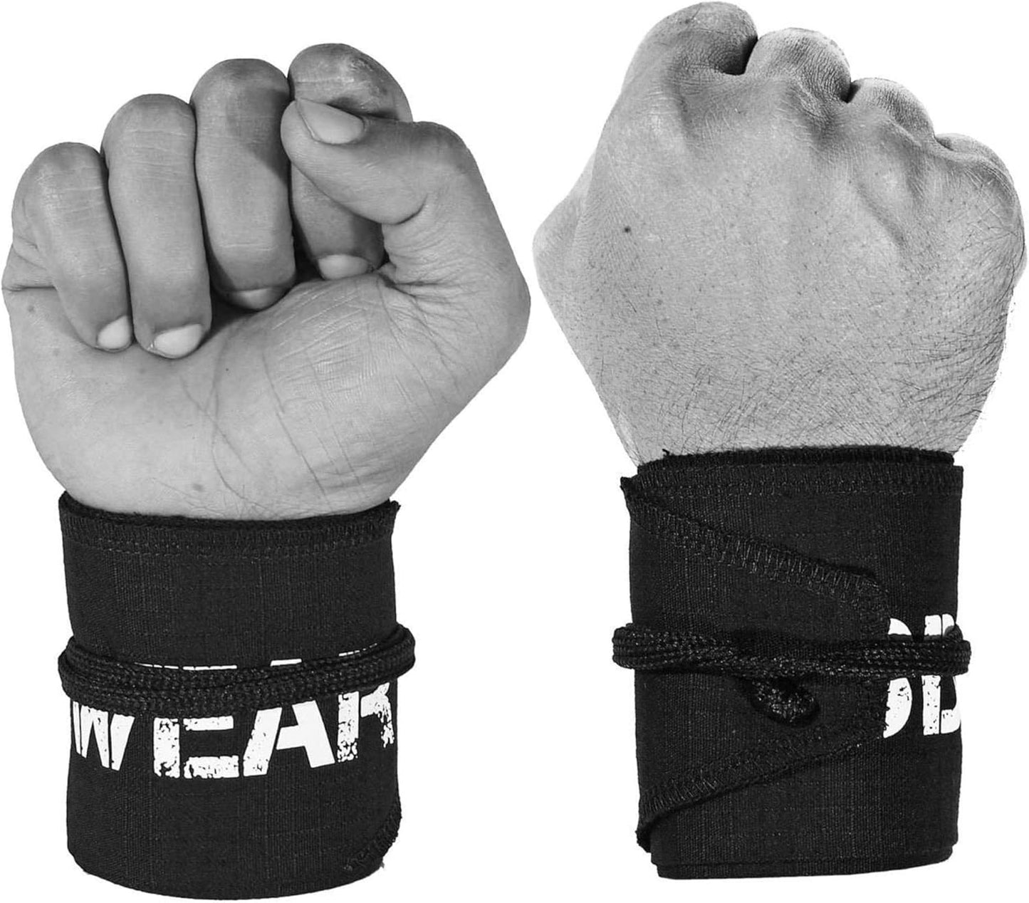 Powerlifting Wrist Wraps for Strength Training & CrossFit - One Size Fits All