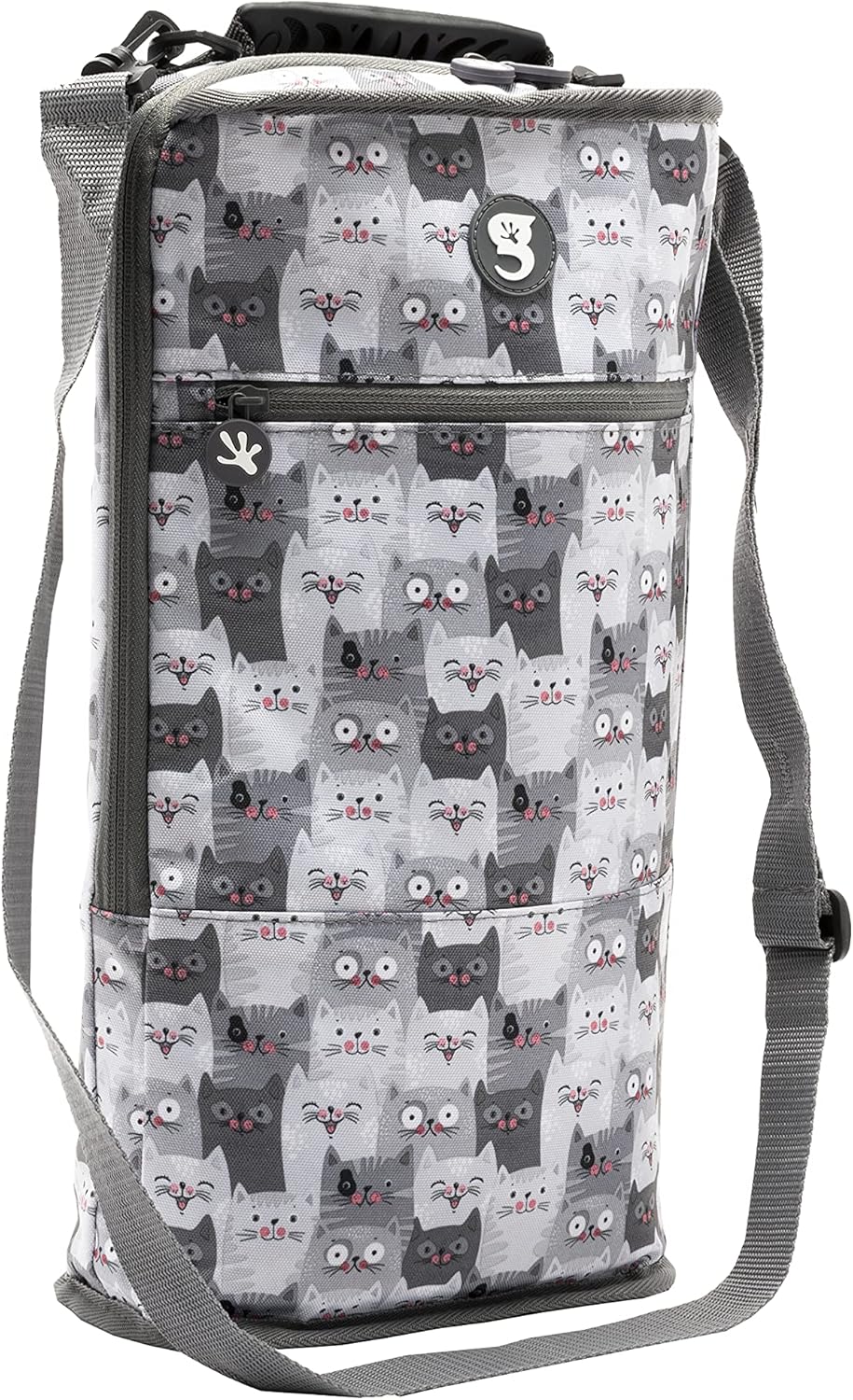 Geckobrands Verticool Insulated Soft Cooler Bag - Portable, Holds 9 Cans or 2 Wine Bottles, Ideal for Beach & Picnics