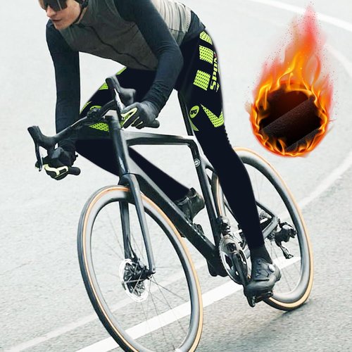 Men's 4D Padded Cycling Tights - Sponeed Road Bike Leggings for Outdoor Riders