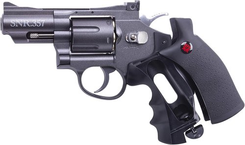 Crosman SNR357 Snub Nose .177-Caliber Pellet/ BB CO2-Powered Revolver