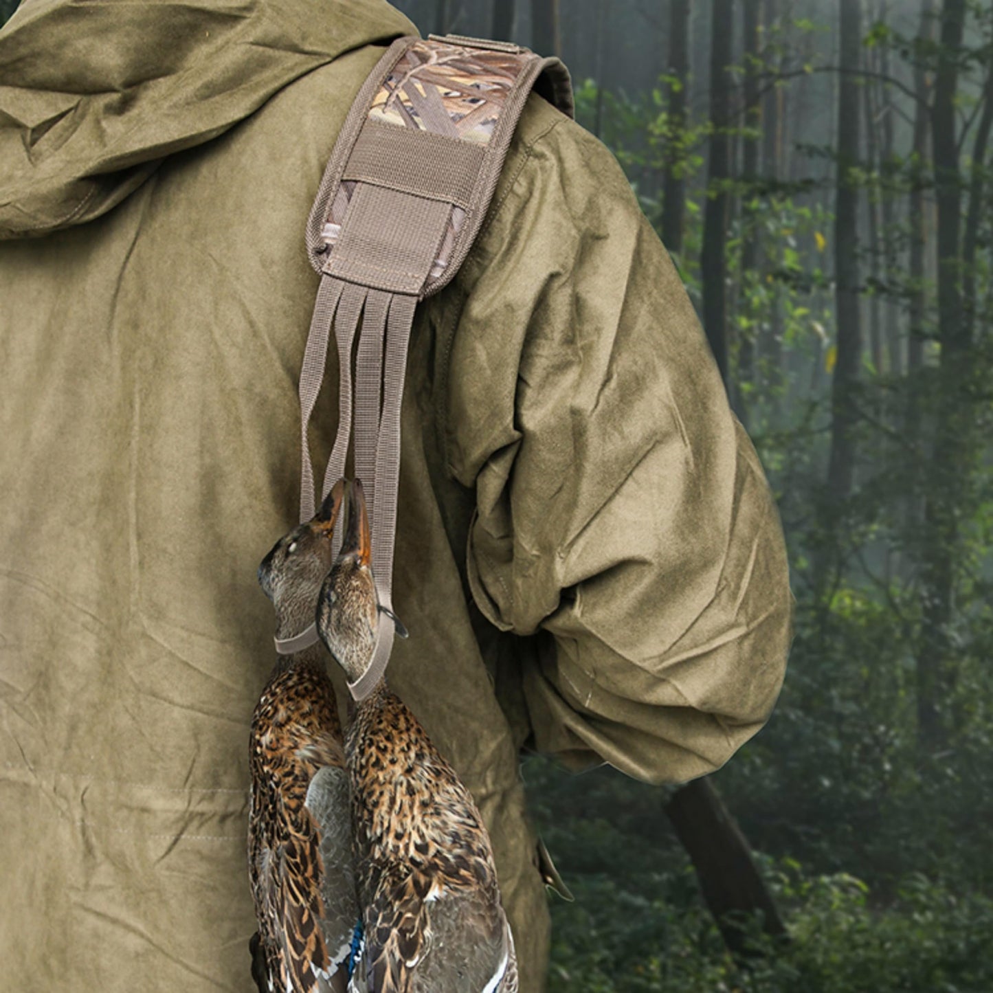 Yoinlia Game Carrier Duck Carrier Waterfowl Game Carrier Bird Tote Game Tote Goose Birds Hanger Carrier 8 drops Maple Leaf Camo One Size