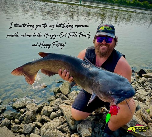 Hungry-Cat Tackle Premium Catfish Ready Rig, 2-Pack, Bright Green/Red, with 3 oz Egg Sinker Weights.