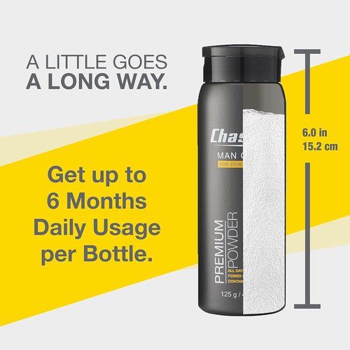 Chassis Premium Body Powder for Men - Talc-Free Odor Control & Anti-Chafing Formula