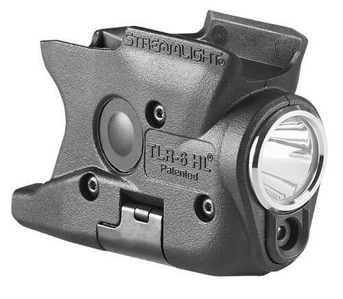 Streamlight 69342 TLR-6 HL 300-Lumen Rechargeable Tactical Weapon Light with Integrated Red Aiming Laser Designed Exclusively and Solely for M&P Shield 9/40 Models Only, Black