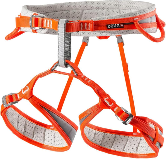 Ocun Neon 3 Climbing Sport Harness I Lightweight, Three Buckle Rock Climbing Harness