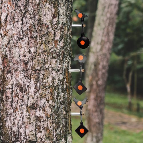 Spinner Pellet Gun Targets 4 Animals Pattern Available BB Gun Targets Rared for .177 and .22 Caliber Air Rifle Targets (Goat)