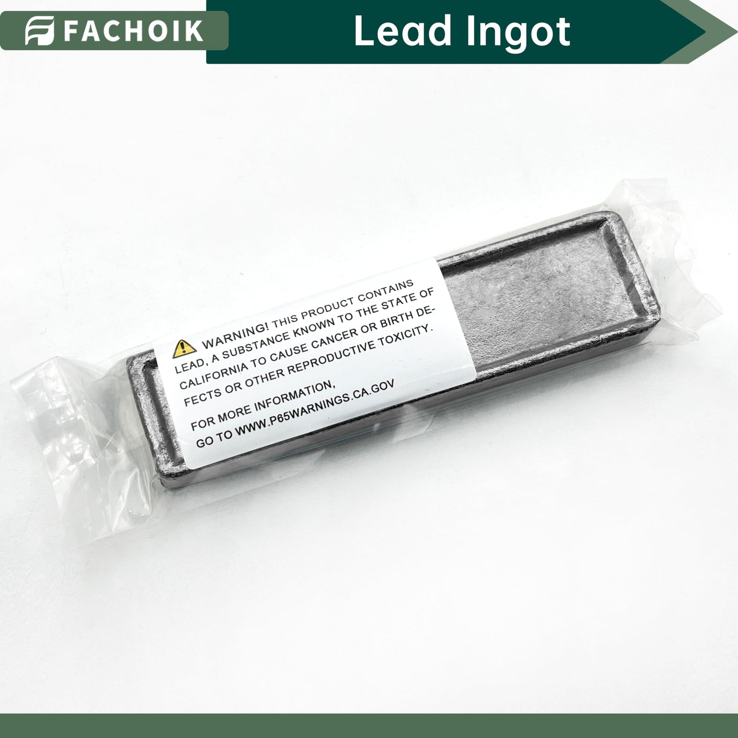 Fachoik Pure Soft Lead Ingots (Pure 99.9%) for Casting of Fishing sinkers and Weights (11lb)