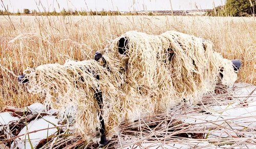 Camouflage Rifle Wrap for Hunting - Arcturus Ghillie Camo Cover
