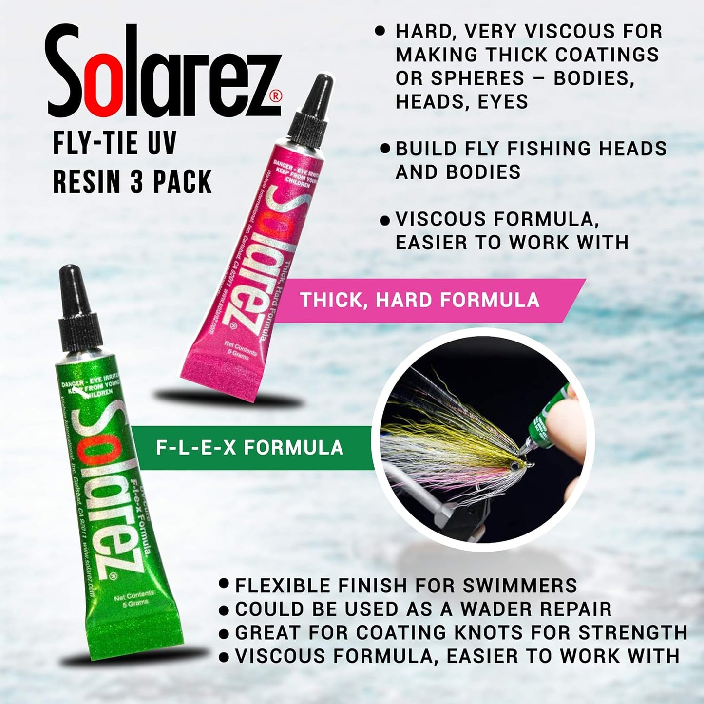 SOLAREZ Artisan Epoxy Resin Kit - Clear, UV-Resistant, 16 oz for Crafts & Repairs