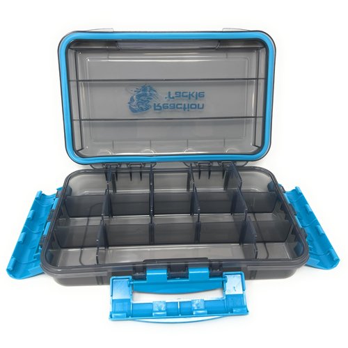 Reaction Tackle Ultimate Waterproof Tackle Box Trays with Removable Dividers - Organization and Storage Solution- 4-Pack Kit of 3-Clip Trays - 3600 4-Pack