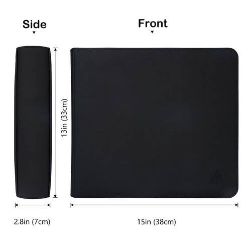 Rayvol Trading Card Binder, 12 Pocket Fit 1800 Cards - Metal D-Ring Card Holder with 75 Double-Sided Clear Pages, Top-Loading Collectors Album -Black