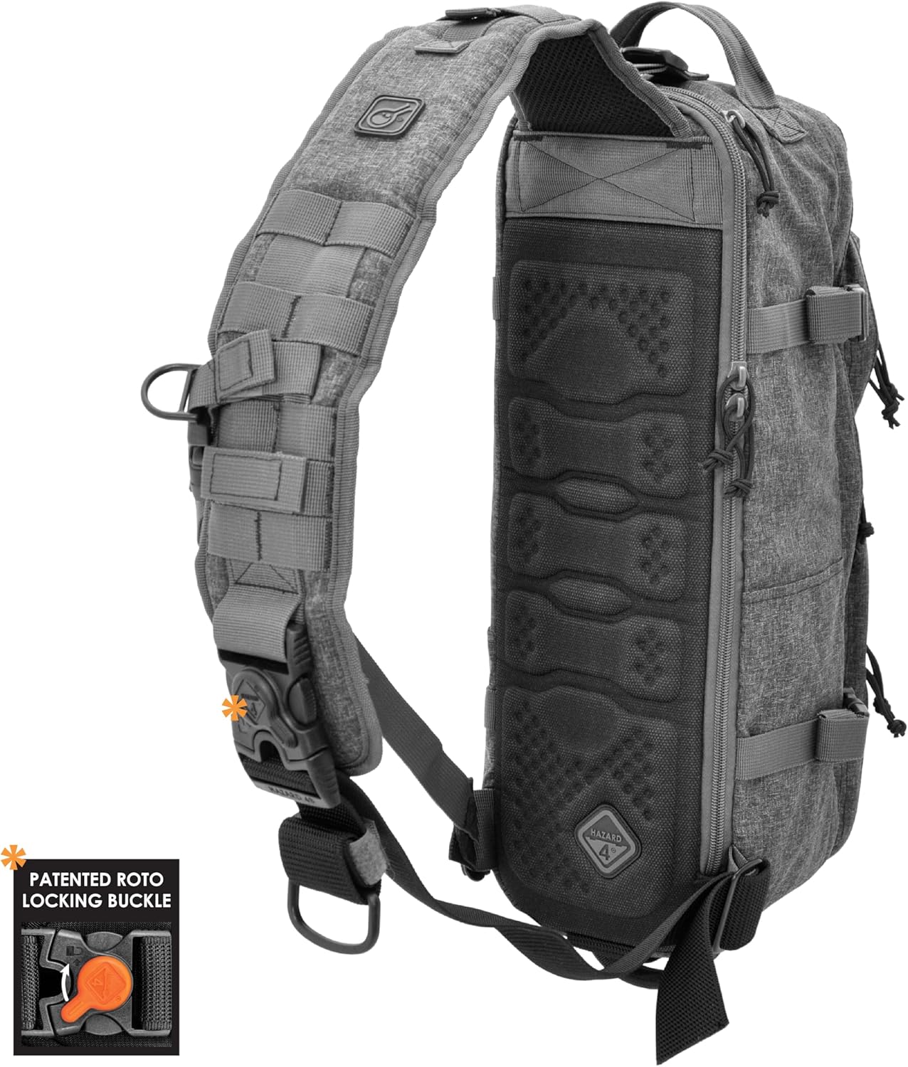 HAZARD 4 Grayman(TM) Plan-B Light Go-Bag Sling Pack (R) - Gray, Large
