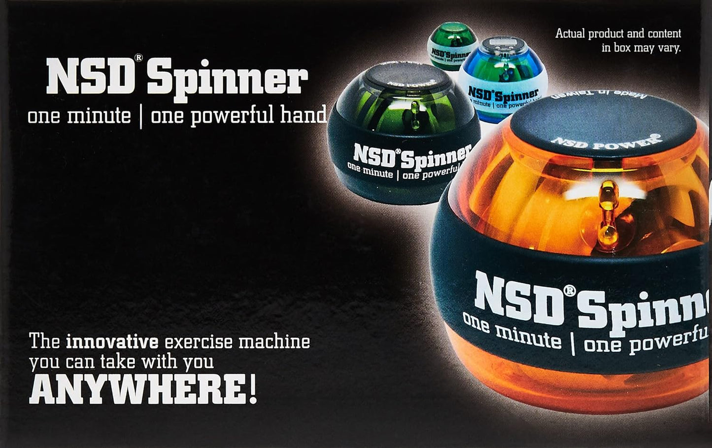 NSD Power Essential Spinner Gyro Hand Grip Strengthener Wrist Forearm Exerciser