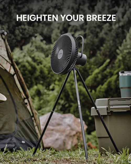 Claymore V1040 Extension Pole (Warm Gray) - Lightweight, Sturdy Tripod. Doubles Height. Camping, Outdoor Recreation, Indoors, Events, Cookouts.