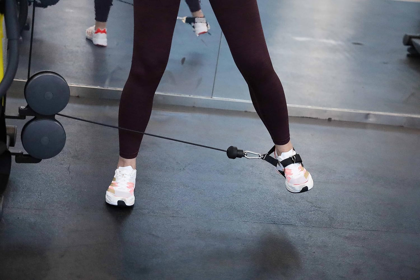 Glute Workout Kickback Strap – Booty Building and Workout Trainer – Home and Gym Leg Resistance Booty Bands for Cable Machines