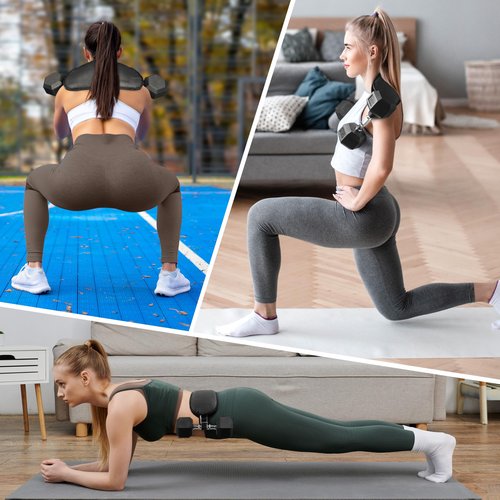 MIUONO Hip Thrust Belt, Dumbbell Hip Thrust Belt for Kettlebells or Grip Plates, Thicker Slip-Resistant Leather Glute Bridge Pad Machine for Booty Workout of Home Gym