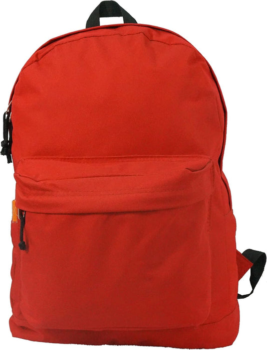 16inch Simple/Basic Backpack Book bag Fluorescent Green