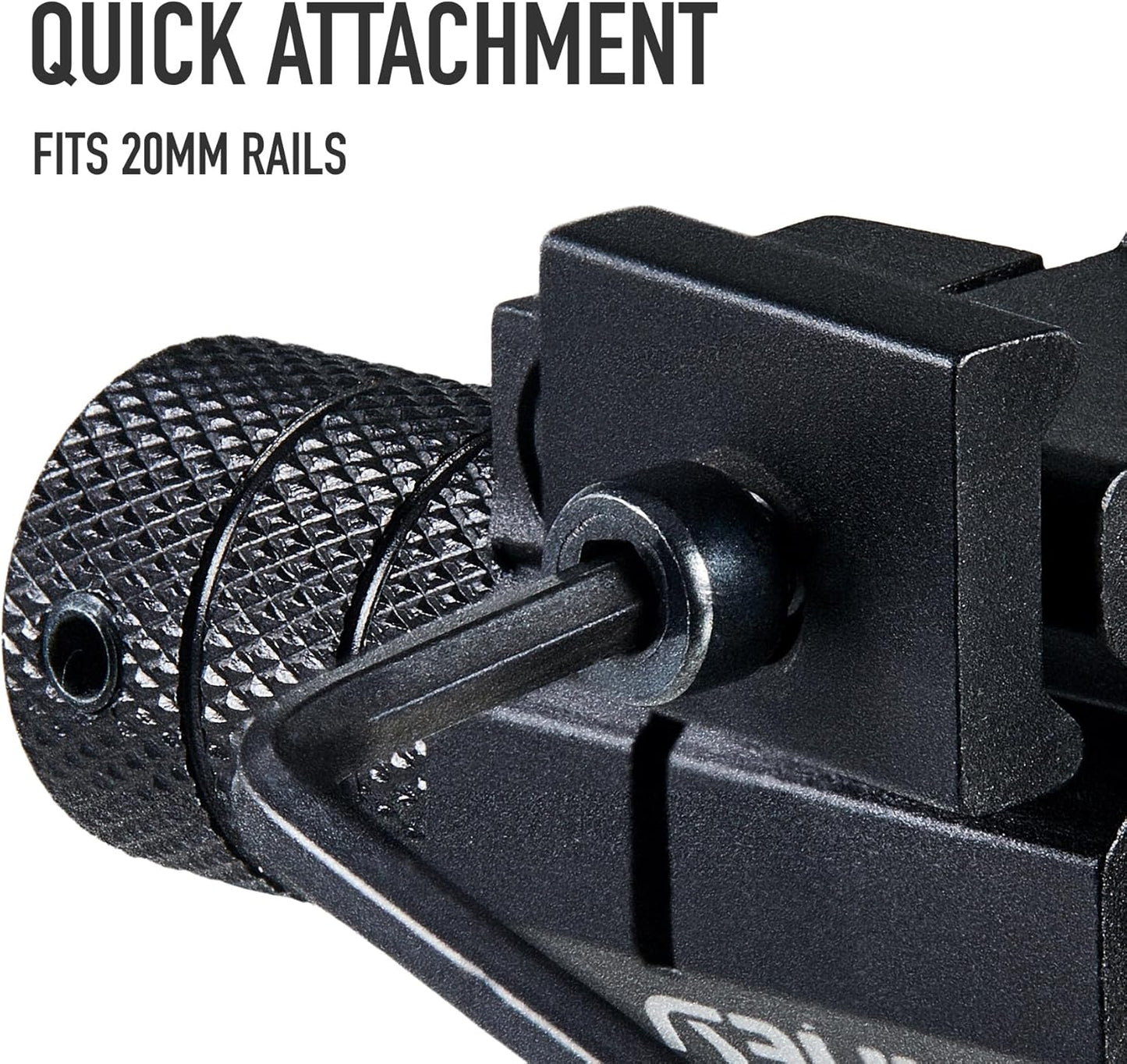Pinty Compact Tactical Red Laser Sight with Picatinny Mount Alan Wrenches for Hunting - Easy and Bright