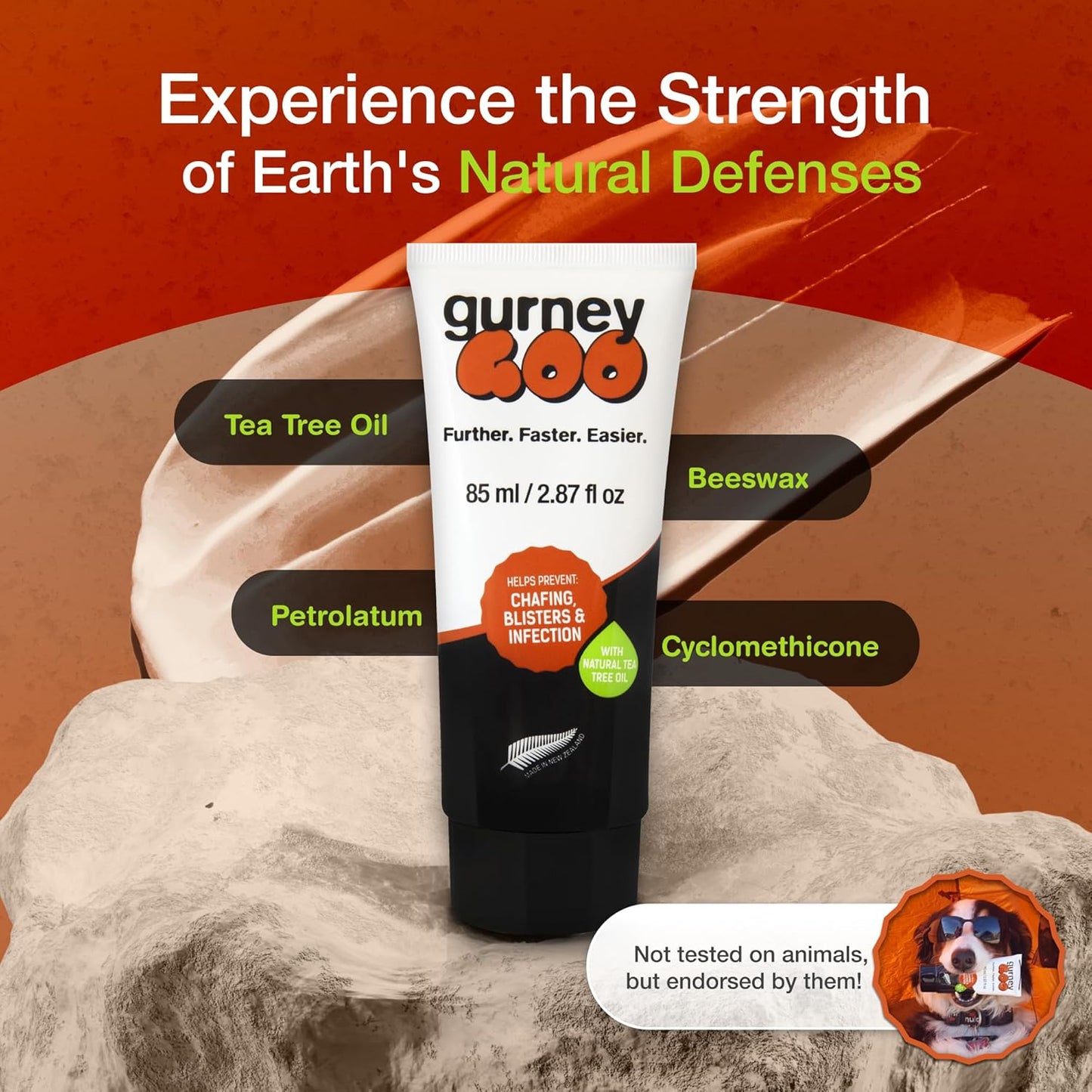 Anti-Chafing Cream with Tea Tree Oil for Men & Women - Blister & Pruning Relief