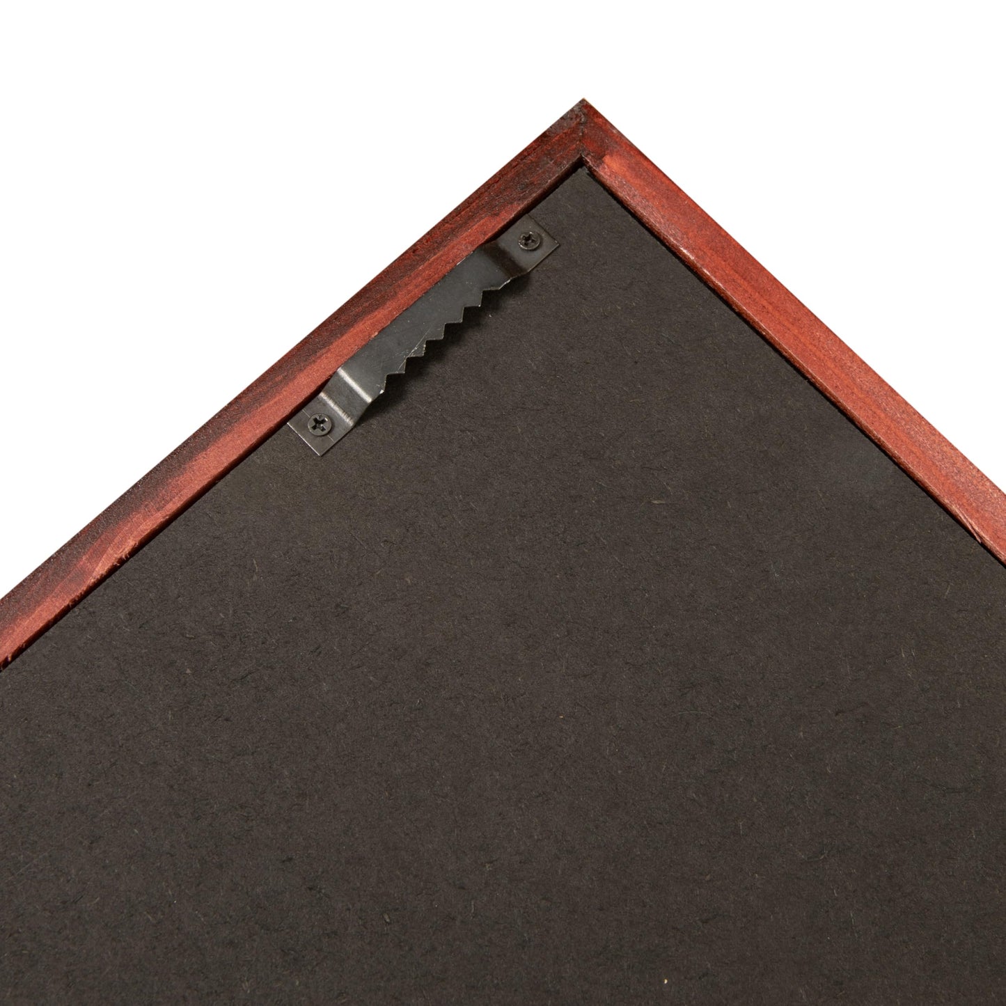 HBCY Creations Mahogany Jersey Frame Display Case - 24x36 Premium Shadow Box with Anti-Theft Lock, Acrylic Window, Solid Wood Frame, Fits, Includes Hanger and Hanging Hardware