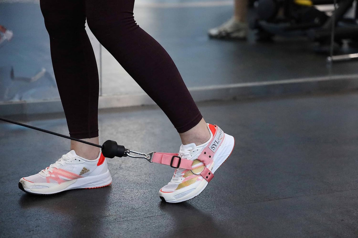 Glute Workout Kickback Strap – Booty Building and Workout Trainer – Home and Gym Leg Resistance Booty Bands for Cable Machines