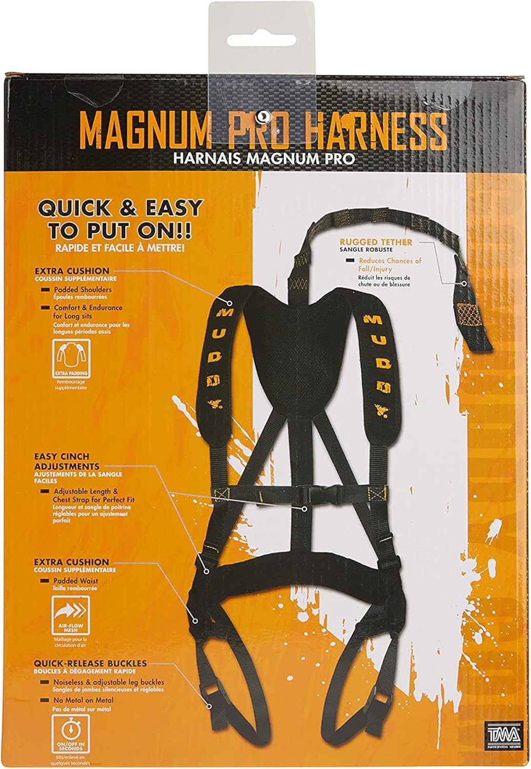 MUDDY Tree Stand Safety Harness Hunting Accessory