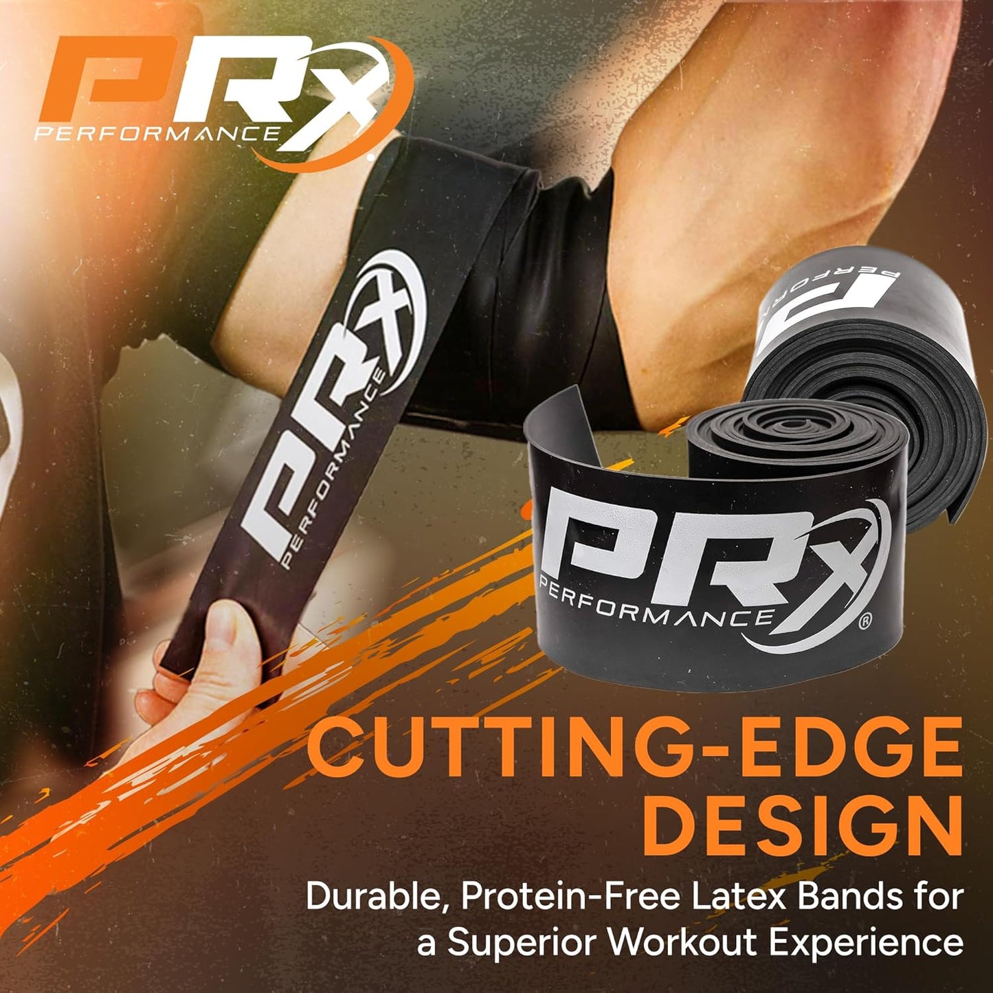 PRx Performance Compression Floss Band for Muscle Recovery & Mobility - 1mm Gym Strap for Improved Circulation & Reduced Soreness