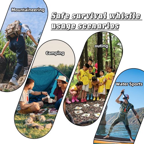 Eayson 4 Pcs Emergency Whistle-Super Loud Survival Whistle with Lanyard for Safety Alert,Boating,Swimming,Kayaking,Hiking,Camping,Hunting and Rescue Signaling (4 Pcs Red)