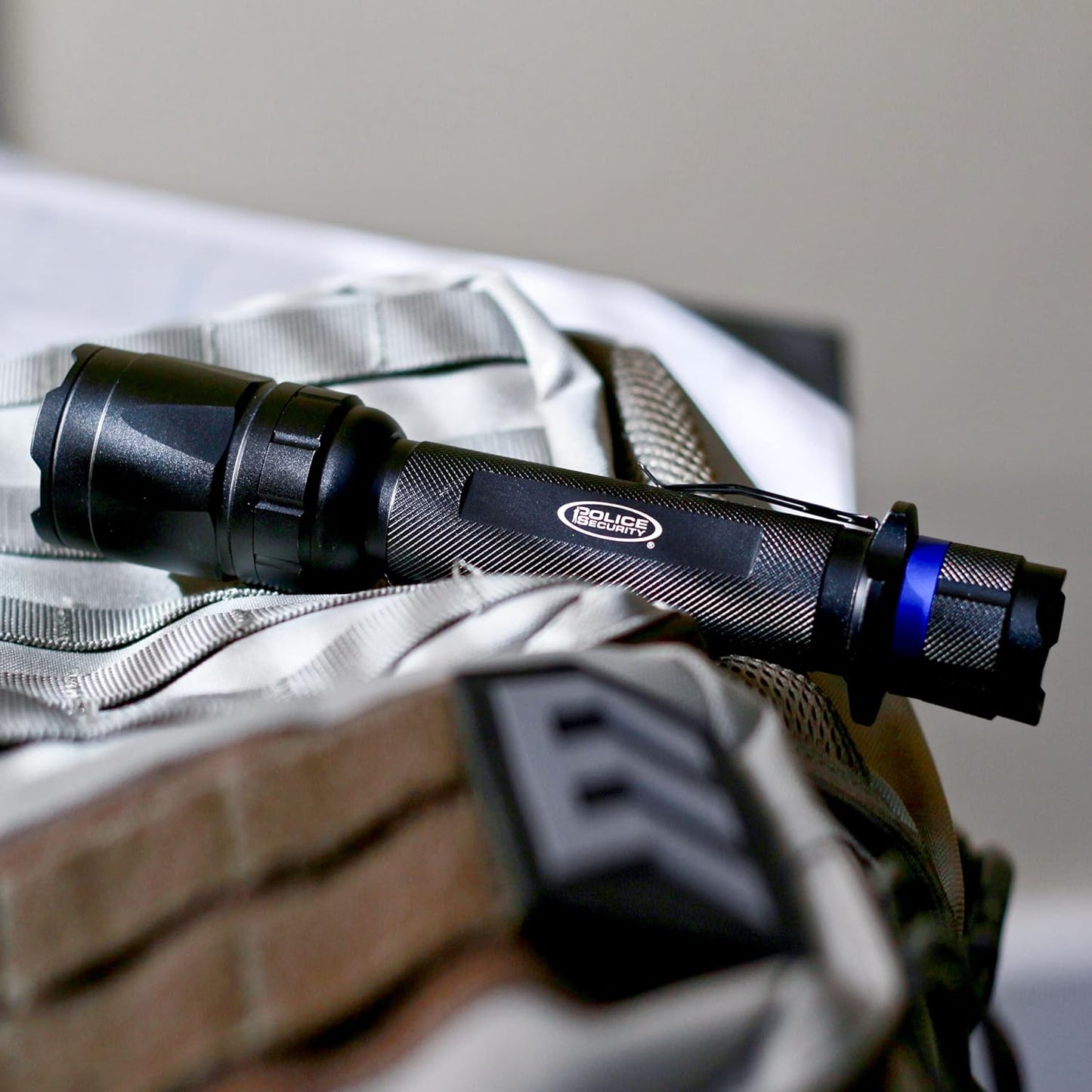 Police Security Trac Tact 2AA Flashlight LED| 230 Lumens | Soft Switch Button