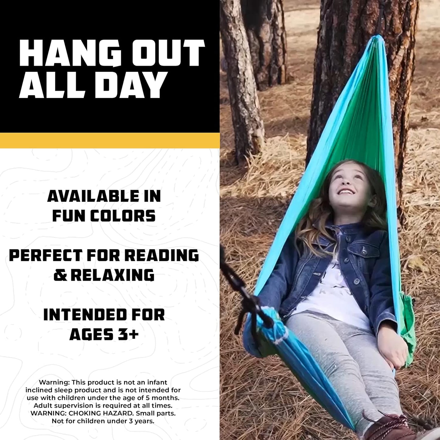 Wise Owl Outfitters Camping Hammock – 500lbs Portable Hammock with Tree Straps - Travel, Backpacking, Hiking, Outdoors Camping Gear - Single or Double