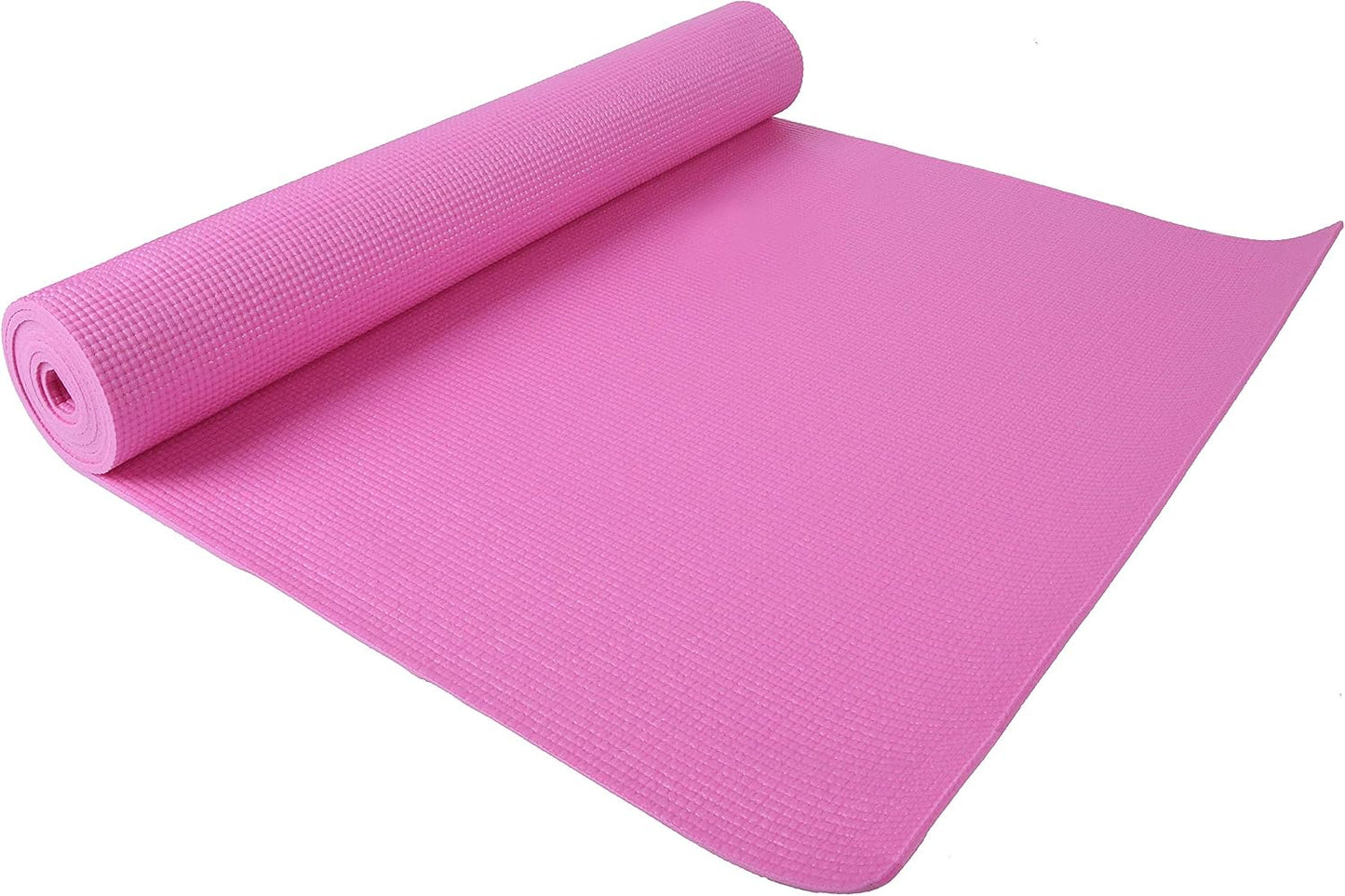 Fitvids All Purpose 1/4-Inch High Density Anti-Tear Exercise Yoga Mat with Carrying Strap, Multiple Colors