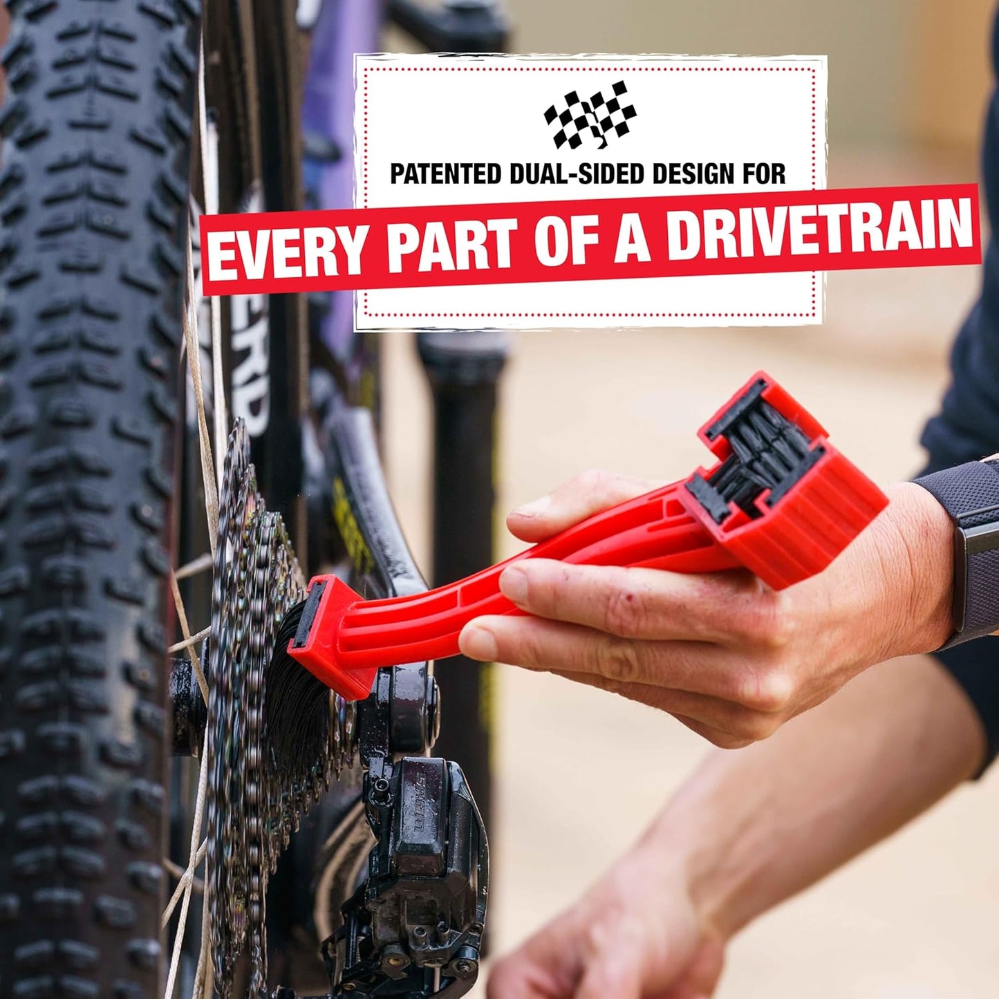 Finish Line Grunge Brush Chain: Gear and Chain Cleaning Tool