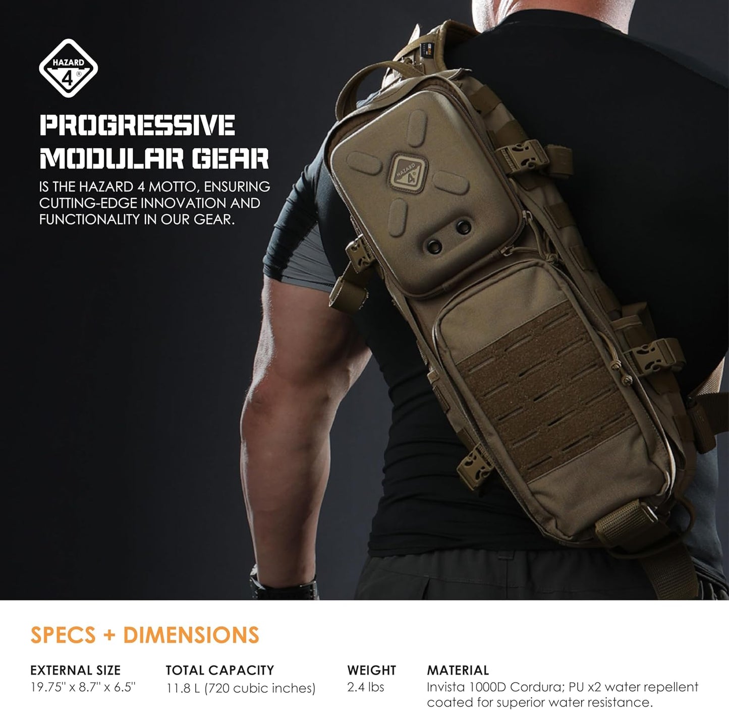 HAZARD 4 Plan-B(TM 17 Hazard go-bag thermo-cap sling Backpack