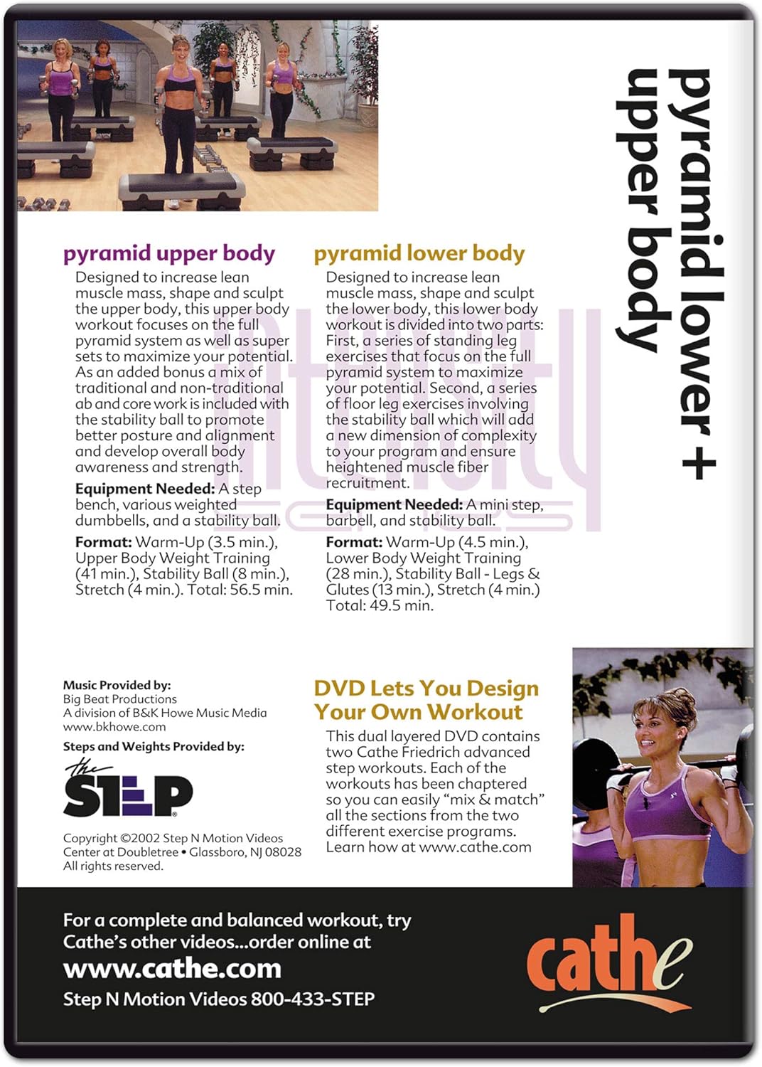 Cathe Friedrich's Intensity Series: Pyramid Upper & Pyramid Lower Body DVD